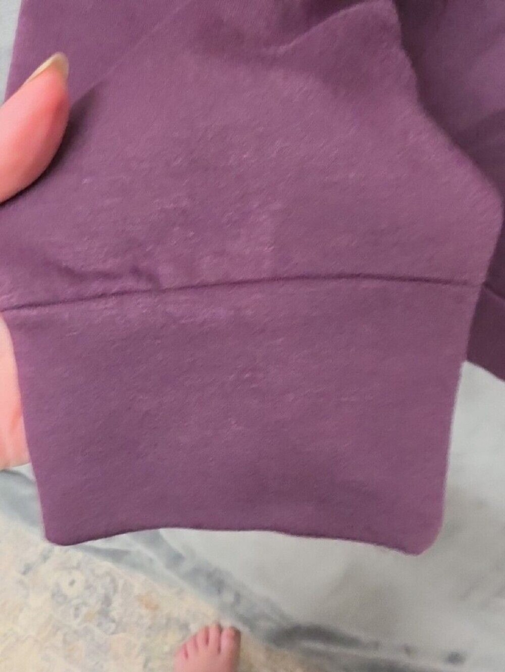 Eddie Bauer Purple Pullover Sweatshirt - Picture 3 of 5